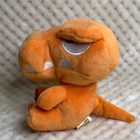 Tiger Head Toys Crackin Eggs Plush Orange Dino with Working Sound Stuffed Animal - Picture 5 of 10